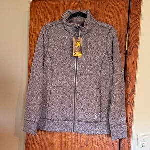 Carhartt Heathered Plum Full-Zip Jacket